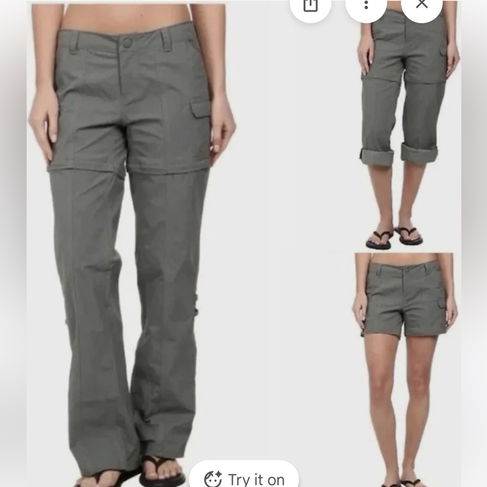 The North Face Paramount Convertible Pant with 7 Pockets in Granite Grey 6